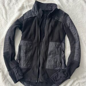 Black Quilted Lululemon Jacket
